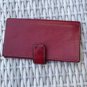 Red Leather Wallet